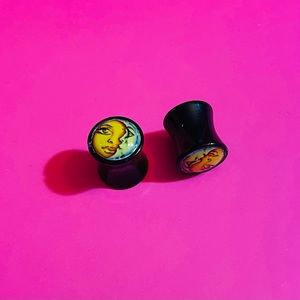 Sun and Moon Ear Plug Gauges 🌞🌙